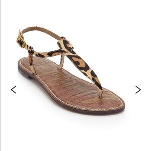 Same Edelman GiGi Thong Sandal in Leopard Size 9.5